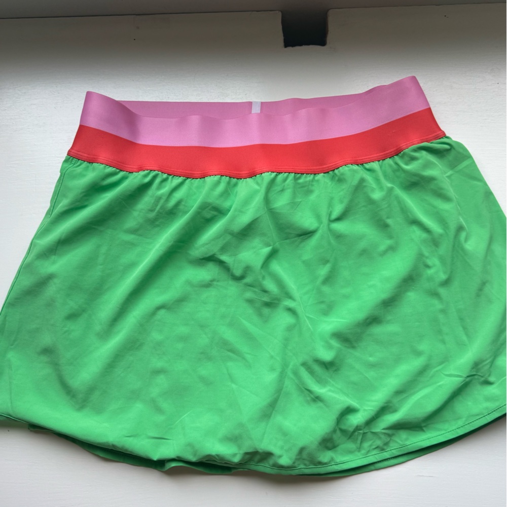 Beach Riot Green Athletic Skirt